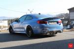 BMW M4 Coupe Yas Marina Blue on Vossen Wheels (CVT) 2017 года